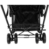 Kikkaboo kinderwagen, stalen frame, mand, afneembare voorwielen, kleuren: bruin