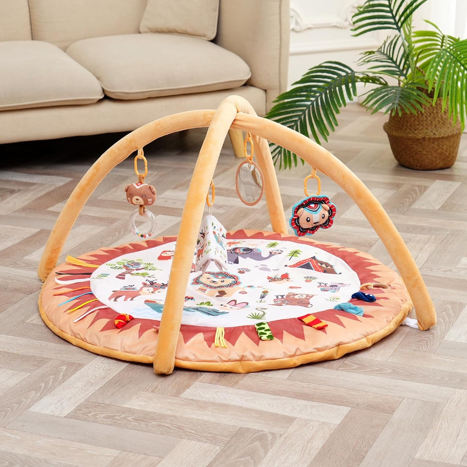 Speelkleed Baby 0-12M | Montessori Speelmat met Boog | 34% Korting