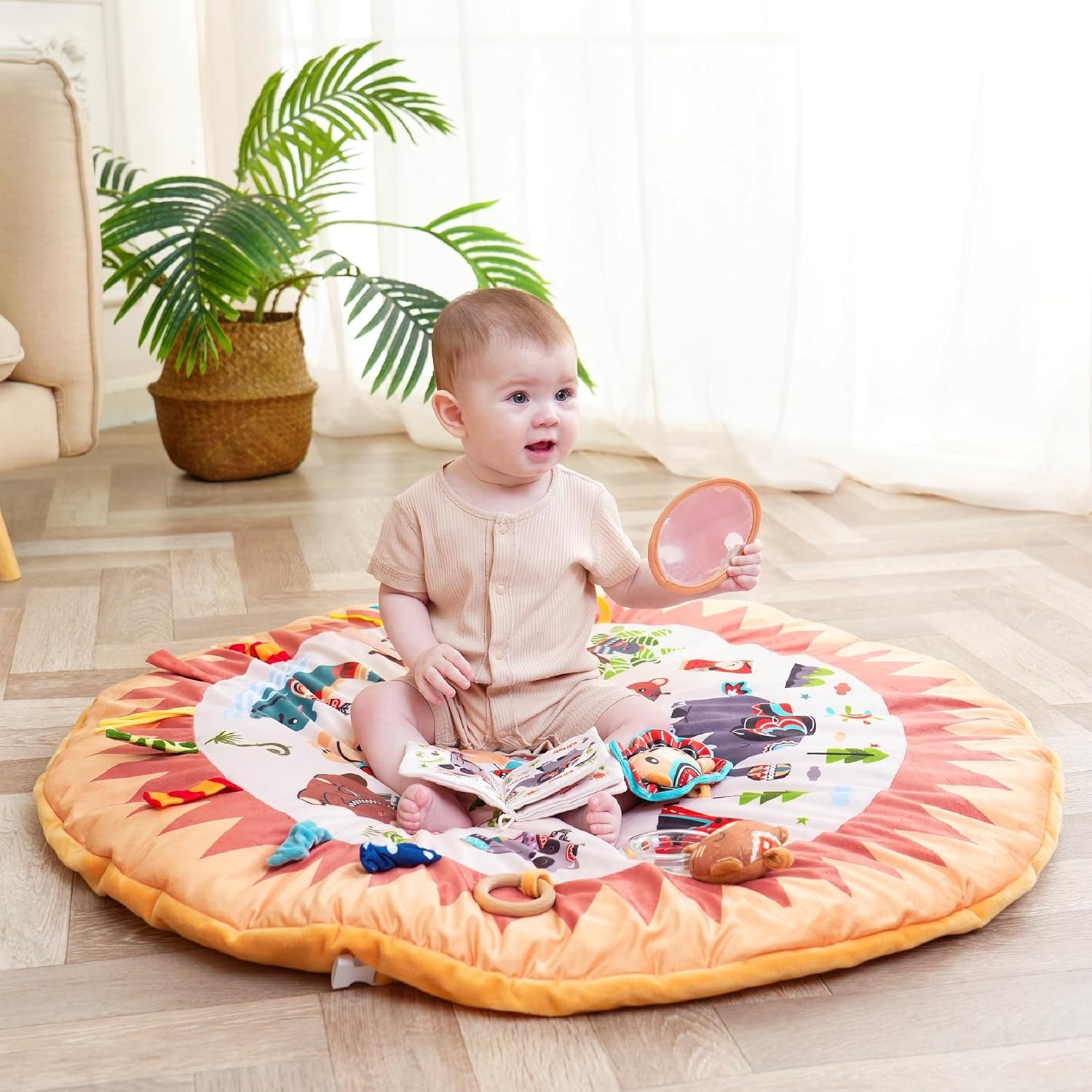 Speelkleed Baby 0-12M | Montessori Speelmat met Boog | 34% Korting