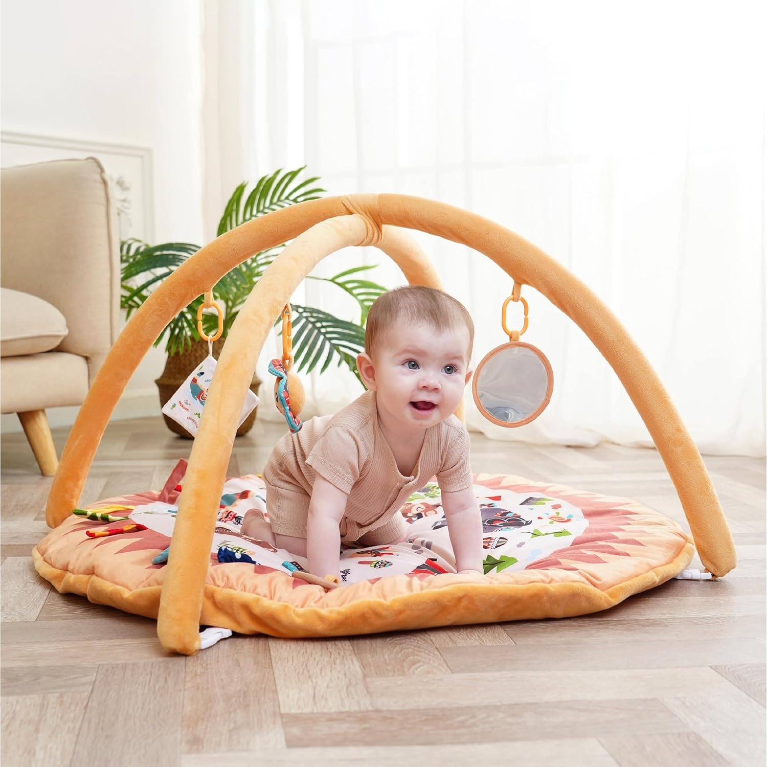 Speelkleed Baby 0-12M | Montessori Speelmat met Boog | 34% Korting