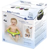 Rotho Babydesign Badzitje, met scharnierende ring en kinderveiligheidsslot, 7-16 maanden, tot 13 kg, BPA-, 35 x 31,3 x 22 cm, parelzilver/wit