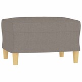 Taupe Voetenbank 60x50x41 cm - 60% Korting!