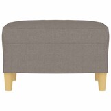 Taupe Voetenbank 60x50x41 cm - 60% Korting!