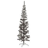 VidaXL Smalle Zwarte Kerstboom 240 cm - 50% Korting