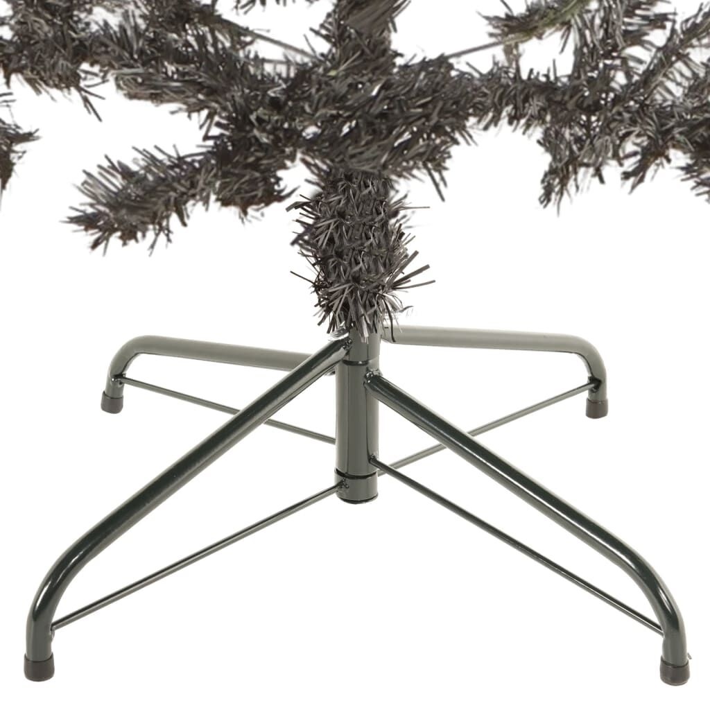 VidaXL Smalle Zwarte Kerstboom 240 cm - 50% Korting