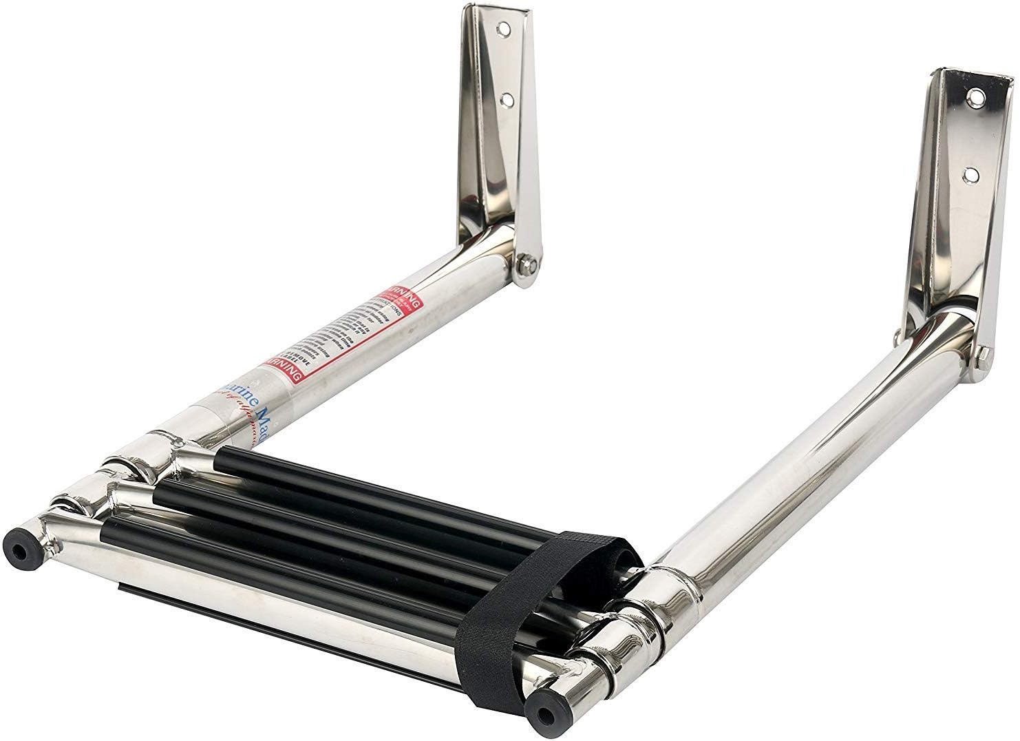 FreeTec Roestvrijstalen bootladder, antislip, telescopische badladder, zwembadladder
