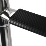 FreeTec Roestvrijstalen bootladder, antislip, telescopische badladder, zwembadladder