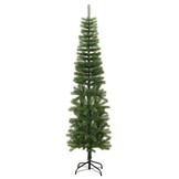 Kunstkerstboom smal 210 cm met standaard - 74% korting