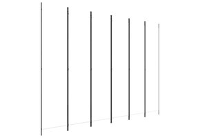 vidaXL Kamerscherm 6 Panelen 300x220 cm Wit - 65% Korting!
