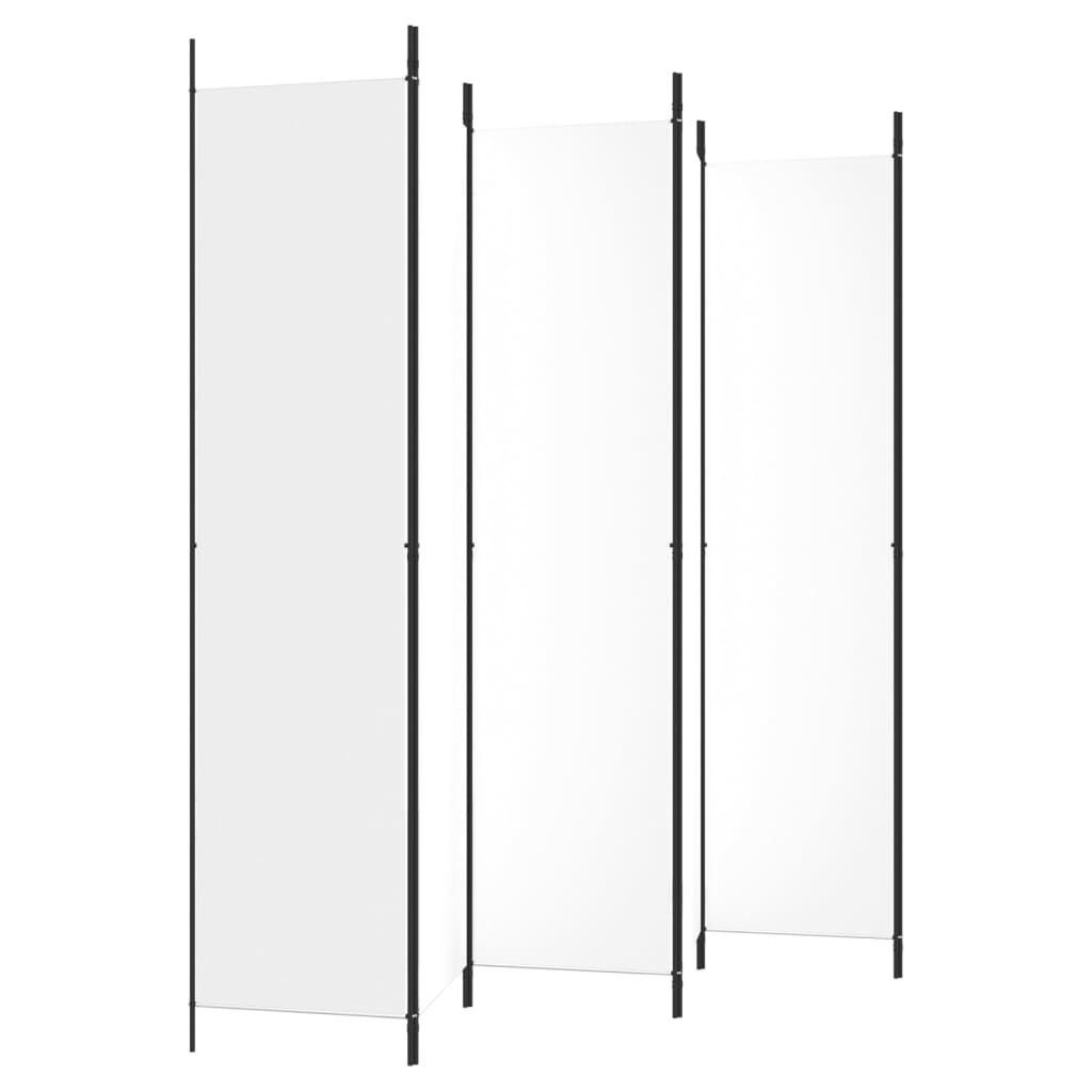 Wit Kamerscherm met 6 Panel 300x220cm - 74% Korting