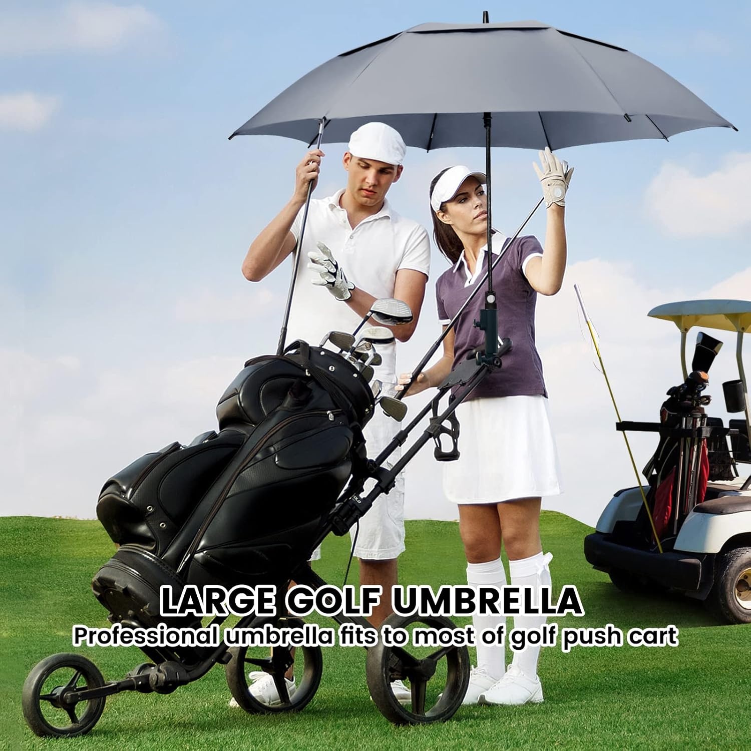 Golfparaplu Winddicht & Waterdicht - 43% Korting!