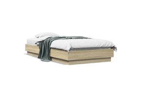 VidaXL Bedframe Hout Sonoma Eiken 75x190 cm | 72% Korting