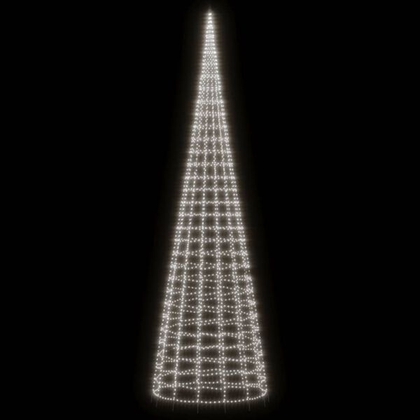 LED-kerstboom vlaggenmast 800cm - Koud Wit (57% Korting)