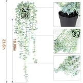 Opknoping Planten Kunstmatige Decor Nep Ingemaakte Hangende Wijnstokken Levensecht Groen voor Nieuwe Woondecoratie 1 STKS Lichtgroen