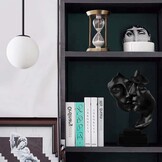 Sculptuur, decoratie voor woonkamer, moderne harssculptuur, stabiele plaatsing, geschikt voor het decoreren van woonkamer, bar, kamer, kantoor