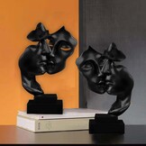 Sculptuur, decoratie voor woonkamer, moderne harssculptuur, stabiele plaatsing, geschikt voor het decoreren van woonkamer, bar, kamer, kantoor