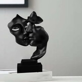 Sculptuur, decoratie voor woonkamer, moderne harssculptuur, stabiele plaatsing, geschikt voor het decoreren van woonkamer, bar, kamer, kantoor