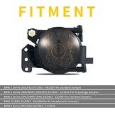 Mistlampen voor 3 Serie (SDN/WGN) (E90/E91)2004-2012 Voor M-pakket bumper/3 Serie (CPE/CONV) (E46)2003-2007/6 Serie (E63/E64)2003-2010/5 Serie (E60/E61)2003-2007/X3(E83)2003-2006 Transparante lens