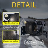 Mistlampen voor 3 Serie (SDN/WGN) (E90/E91)2004-2012 Voor M-pakket bumper/3 Serie (CPE/CONV) (E46)2003-2007/6 Serie (E63/E64)2003-2010/5 Serie (E60/E61)2003-2007/X3(E83)2003-2006 Transparante lens