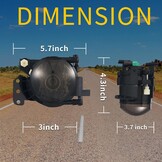 Mistlampen voor 3 Serie (SDN/WGN) (E90/E91)2004-2012 Voor M-pakket bumper/3 Serie (CPE/CONV) (E46)2003-2007/6 Serie (E63/E64)2003-2010/5 Serie (E60/E61)2003-2007/X3(E83)2003-2006 Transparante lens