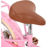 STITCH Manchi Kinderfiets 12 t/m 18 inch - Roze - met mand en zijwielen