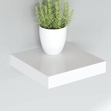 VidaXL Wandschappen Zwevend 4 Stuks - Wit - 59% Korting!