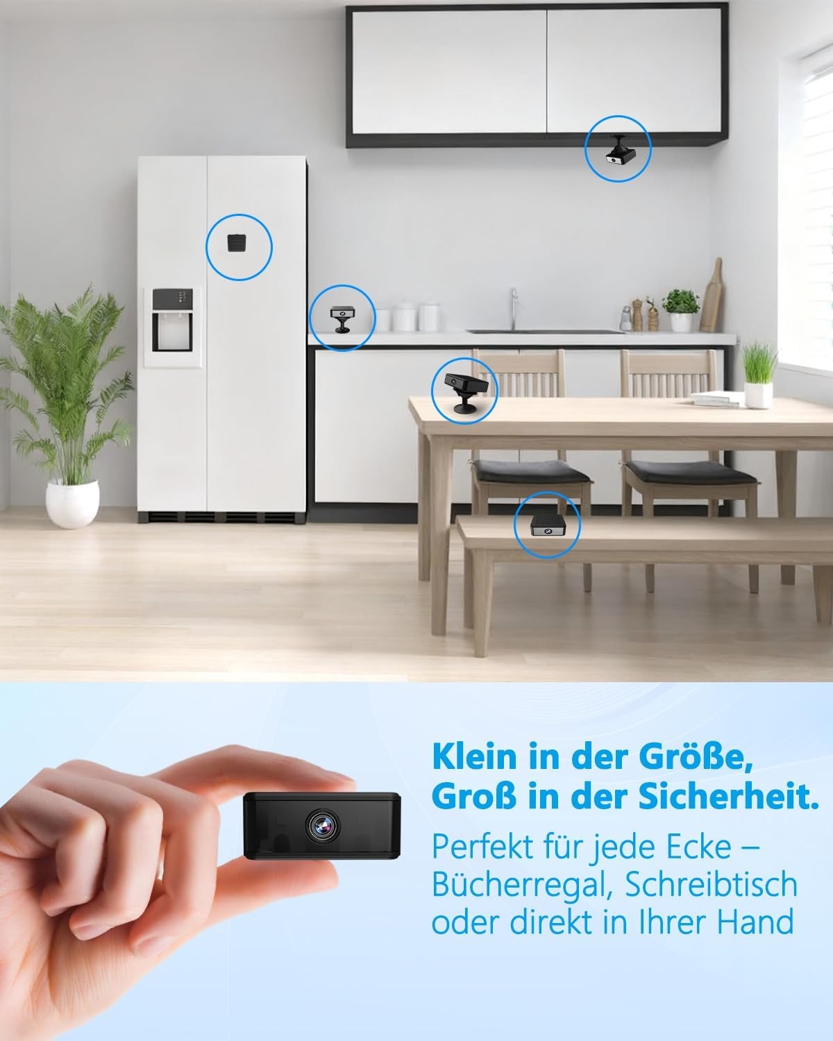 Mini Bewakingscamera met 64GB + 40% Korting!
