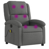vidaXL Massagestoel Donkergrijs - 52% Korting!