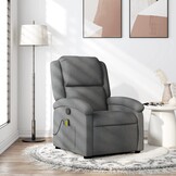 vidaXL Massagestoel Donkergrijs - 52% Korting!