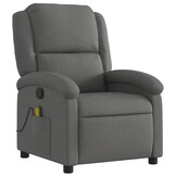 vidaXL Massagestoel Donkergrijs - 52% Korting!