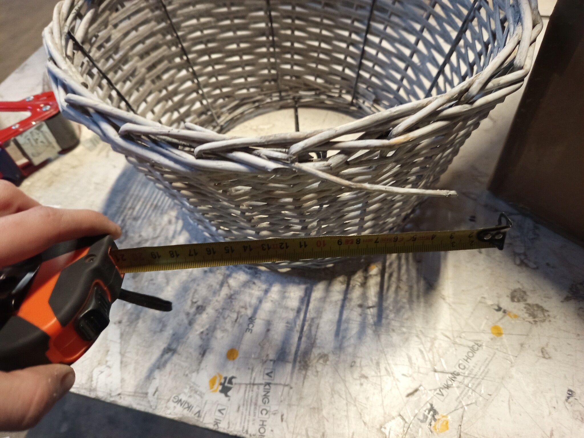 vidaXL Wicker Plafondlampenkap Ø38cm Bruin - 60% Korting