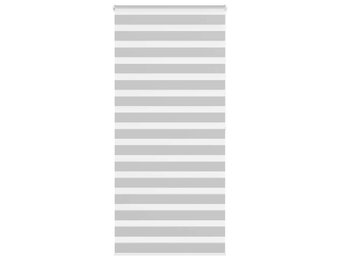 VidaXL Zebra Rolgordijn Grijs - 100x200 cm | 32% Korting