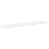 vidaXL Fotoplanken 2 st 80x9x3 cm MDF wit