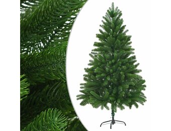 vidaXL Kunstkerstboom met levensechte naalden 210 cm groen