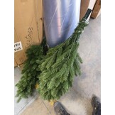 vidaXL Kunstkerstboom met levensechte naalden 210 cm groen