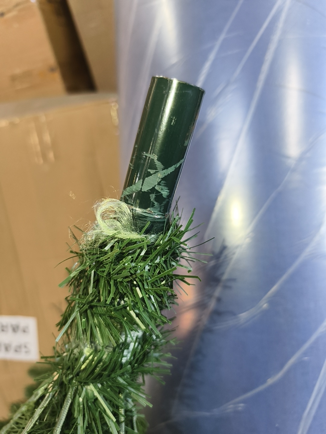 vidaXL Kunstkerstboom met levensechte naalden 210 cm groen