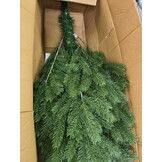 vidaXL Kunstkerstboom met levensechte naalden 210 cm groen