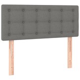 vidaXL Hoofdbord Stof Donkergrijs - 58% Korting!