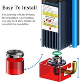 SCULPFUN S9 220V Air assist met air-assist nozzle set, 30L/min high-speed air assist past perfect bij lasermachines, sneller en schoner snijden, volledig metalen structuur