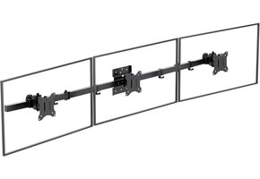 34% Korting! Monitorarm voor 3 Schermen (17-32") Wandhouder
