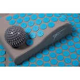 Fitem acupressuurmat met kussen voor massage en ontspanning, ondersteunt rug en nek, geschikt voor fitness, yoga, pilates en herstel, bevordert het welzijn en de ontspanning thuis