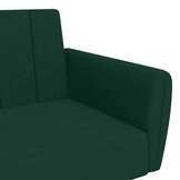 VidaXL Slaapbank 2-zits Fluweel Donkergroen | 41% Korting!