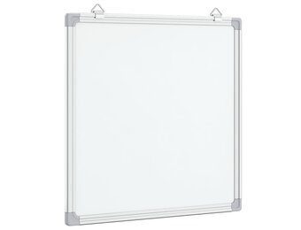 vidaXL Whiteboard magnetisch 60x60x1,7 cm aluminium
