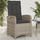 vidaXL Tuinstoelen 2x Verstelbaar met Kussens | 30% Korting