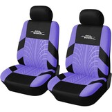 AUTOYOUTH Autostoelhoezen Universele Pasvorm Volledige Set Autostoel Beschermers Bandensporen Autostoel Accessoires (Zwart)