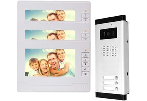 Video Intercom Systeem 3 Appartementen | 28% Korting