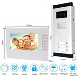 Outdoor Video Intercom Systeem 3 Monitoren Video Deurbel met IR Camera Nachtzicht Deur 480p voor Thuis 3 Appartementen