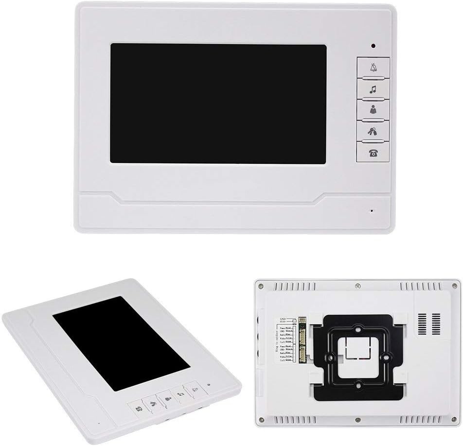 Outdoor Video Intercom Systeem 3 Monitoren Video Deurbel met IR Camera Nachtzicht Deur 480p voor Thuis 3 Appartementen
