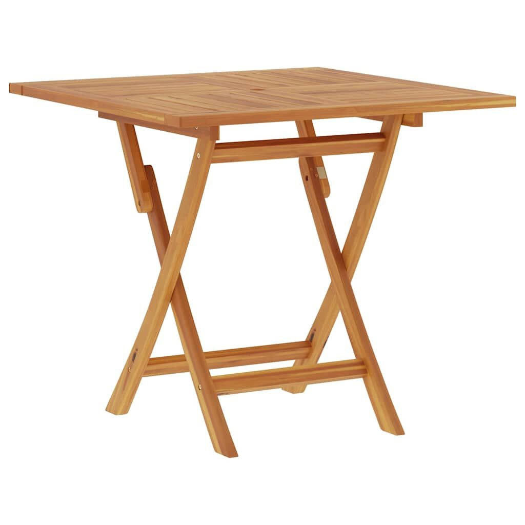 vidaXL Tuintafel inklapbaar 85x85x76 cm massief teakhout