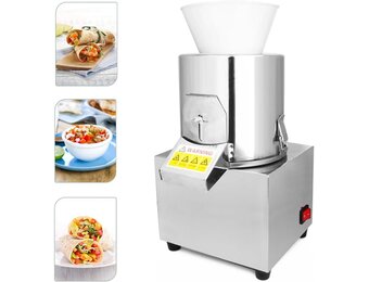 Elektrische groentehaker, 400 W, 60 kg/u, roestvrij staal, universele hakmolen voor groenten, vlees, restaurant en keuken